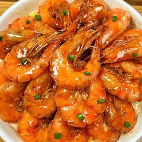 本帮油爆虾 河虾酥脆 甜咸口味 上海美食